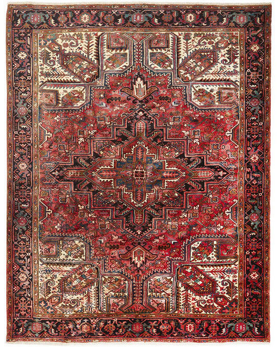 Heriz Hand Knotted Persian Rug 325X235CM