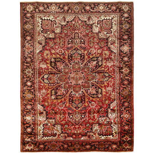 Heriz Hand Knotted Persian Rug 336X254CM