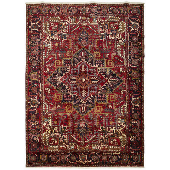 Heriz Hand Knotted Persian Rug 338X245CM