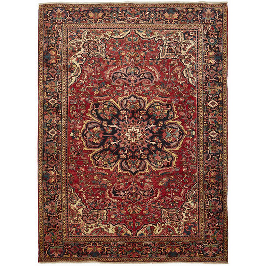 Heriz Hand Knotted Persian Rug 358X261CM