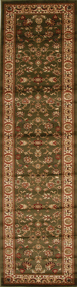 Istanbul Traditional Floral Pattern Rug Green - aladdinrugs - 4