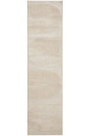 CONTEMPORARY PLAIN & TEXTURED ABBEY BEIGE RUG RUNNER