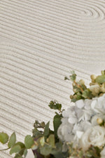 CONTEMPORARY PLAIN & TEXTURED ABBEY BEIGE RUG