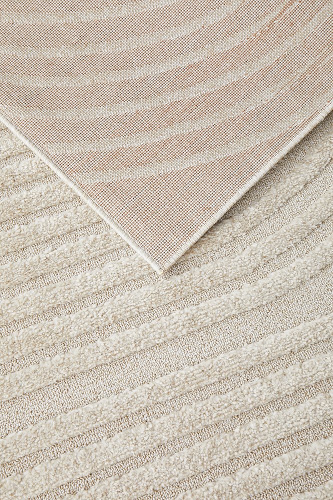 CONTEMPORARY PLAIN & TEXTURED ABBEY BEIGE RUG