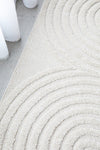 CONTEMPORARY PLAIN & TEXTURED ABBEY WHITE RUG