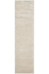 CONTEMPORARY PLAIN & TEXTURED CARL BEIGE RUG RUNNER