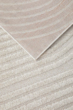 CONTEMPORARY PLAIN & TEXTURED CARL BEIGE RUG