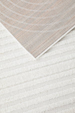 CONTEMPORARY PLAIN & TEXTURED CARL WHITE RUG