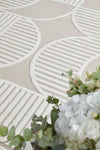 CONTEMPORARY PLAIN & TEXTURED LEO-MIXED RUG