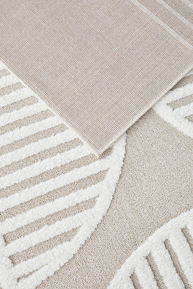 CONTEMPORARY PLAIN & TEXTURED LEO-MIXED RUG