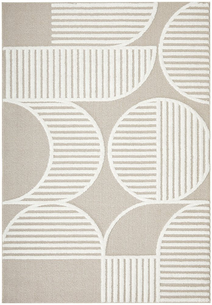 CONTEMPORARY PLAIN & TEXTURED LEO-MIXED RUG