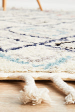 White Plush Moroccan Rug-200X290CM