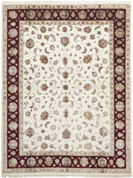 INDIAN HANDMADE WOOL & SILK RUG - 305X240CM