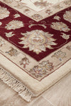 INDIAN HANDMADE WOOL & SILK RUG - 305X240CM