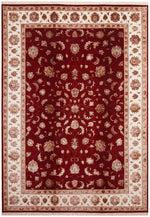 INDIAN HANDMADE WOOL & SILK RUG - 290X302CM