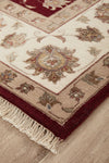 INDIAN HANDMADE WOOL & SILK RUG - 290X302CM