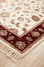 INDIAN HANDMADE FINE WOOL & SILK RUG -300X80CM