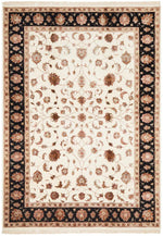 INDIAN HANDMADE FINE WOOL & SILK RUG -245X172CM