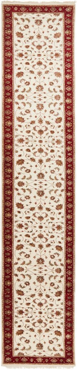 INDIAN HANDMADE FINE WOOL & SILK RUG -608X76CM