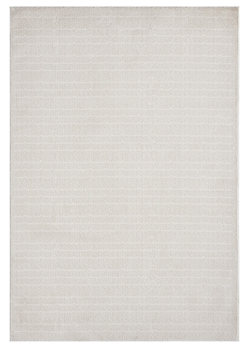 Textured gray rug on a white background