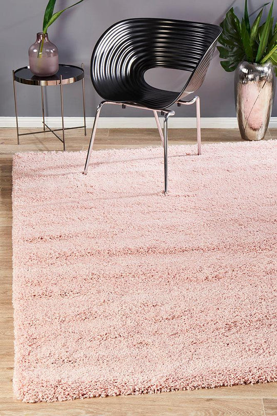 Ultra Thick Super Soft Shag Rug Pink 200X290 CM