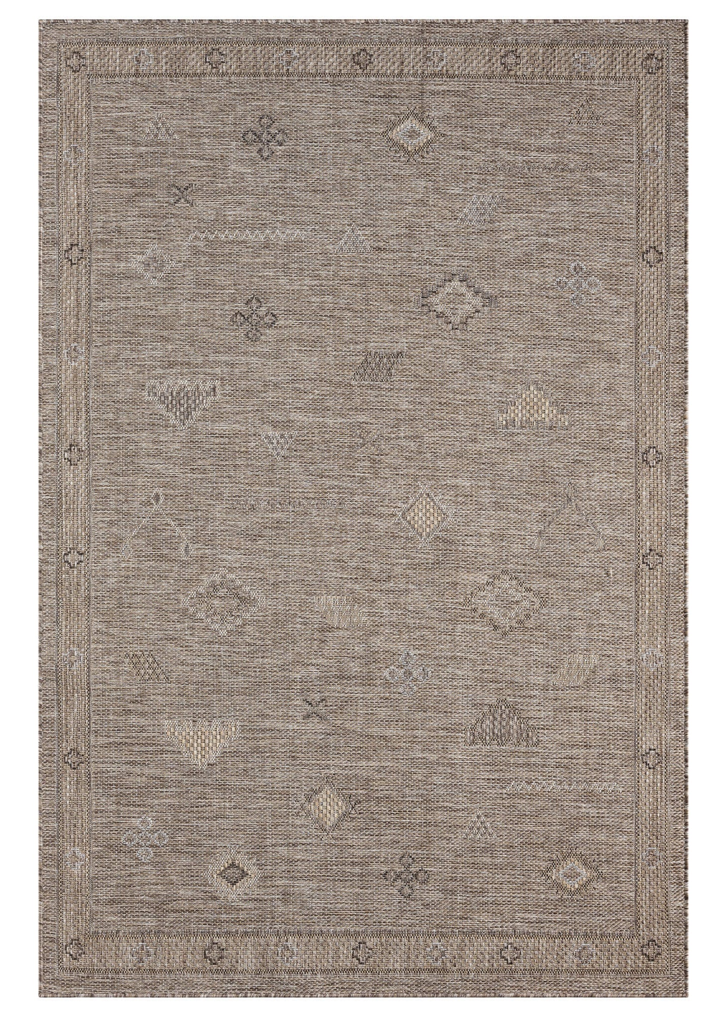 Indoor/outdoor Flat-Weave 560 Ash Rug – Aladdin Rugs NZ