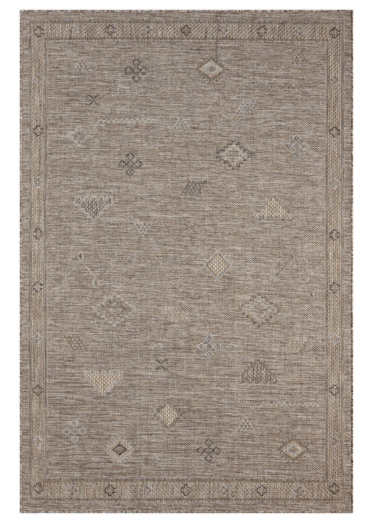Indoor/outdoor Flat-Weave 560 Ash Rug