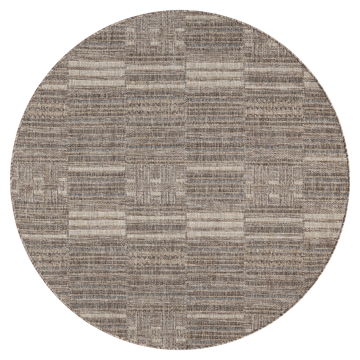 Indoor/outdoor Flat-Weave561 Earth Round