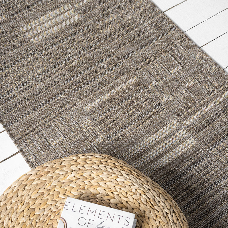 Indoor/outdoor Flat-Weave 561 Earth Runner