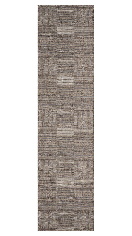 Indoor/outdoor Flat-Weave 561 Earth Runner
