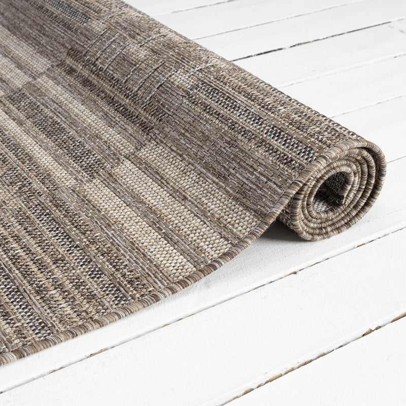Indoor/outdoor Flat-Weave 561 Earth Runner