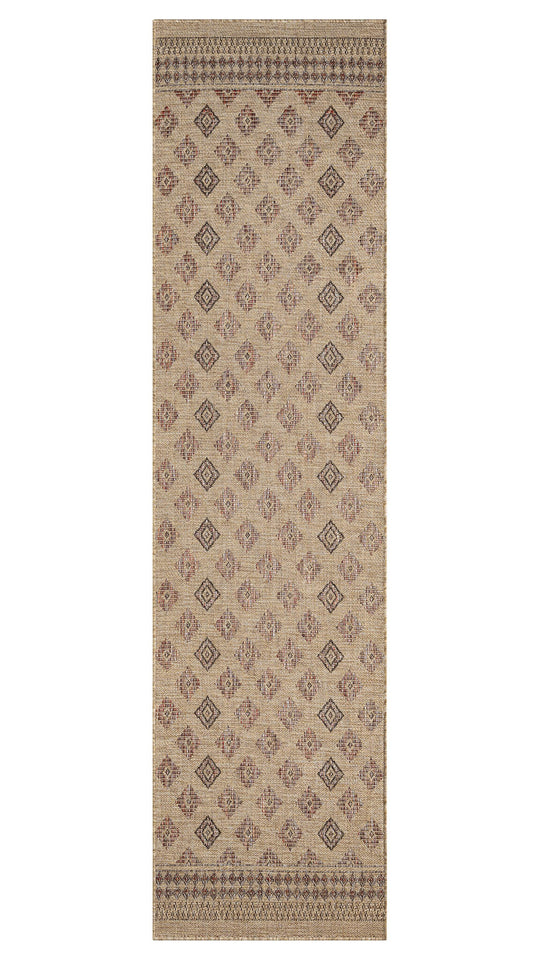 Indoor/outdoor Flat-Weave 562 Fawn Runner