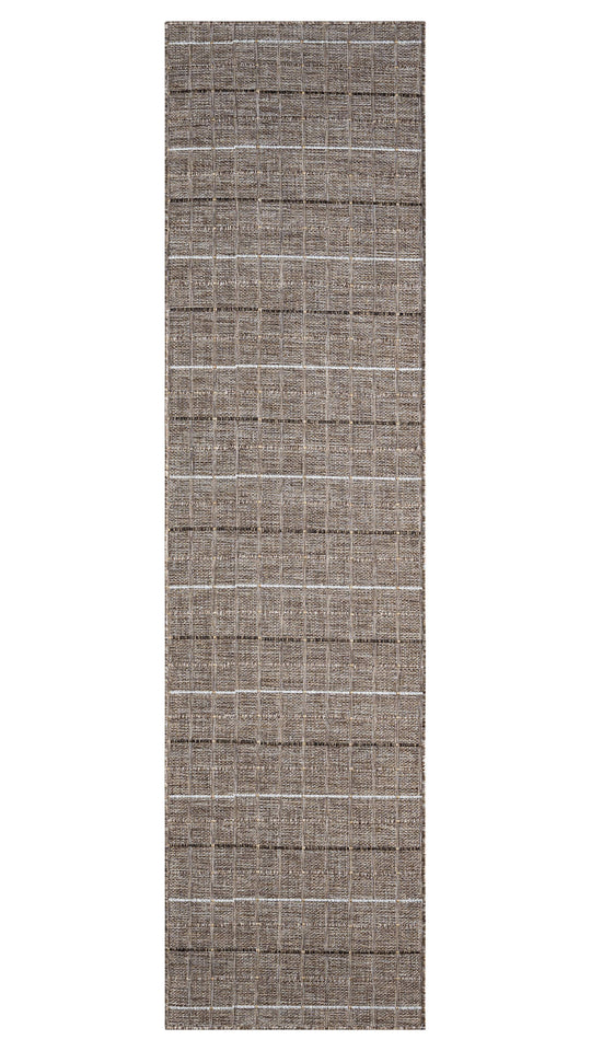 Indoor/outdoor Flat-Weave 577 Natural Runner