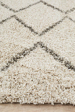 Lily  Fringed Natural Rug-200X290 CM