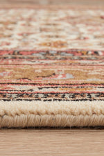 INDIAN HAND KNOTTED WOOL RUG 187X126CM