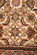 INDIAN HAND KNOTTED WOOL RUG 184X122CM