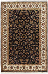 INDIAN HAND KNOTTED WOOL RUG 178X119CM