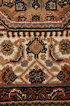 INDIAN HAND KNOTTED WOOL RUG 182X124CM