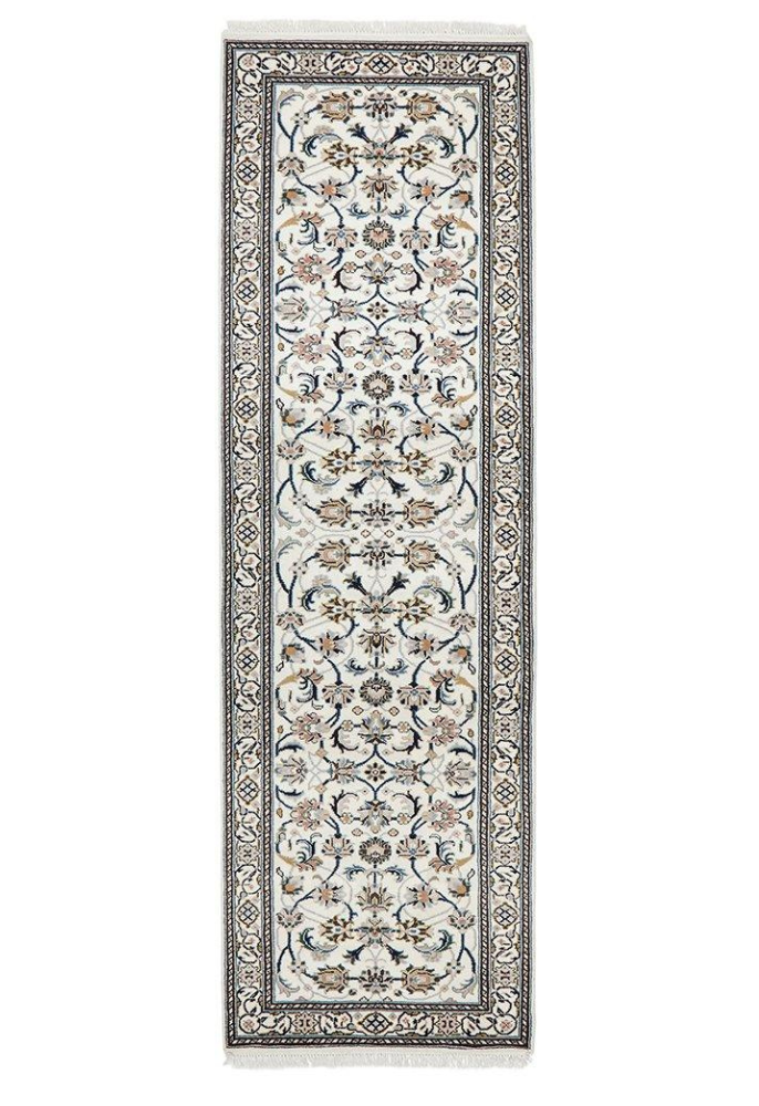Hand-knotted Nain 9012 Cream 501x80CM