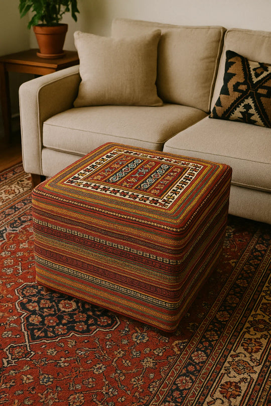 Persian Rug Ottoman