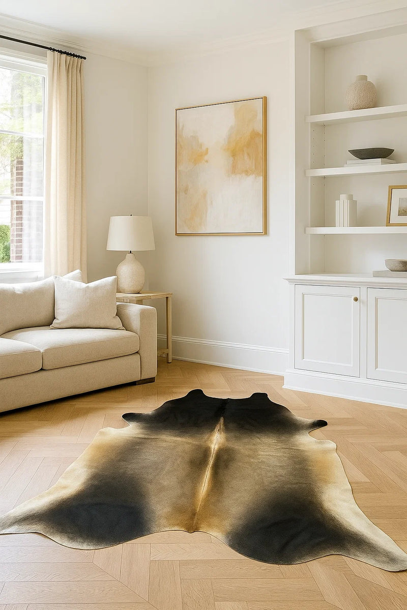 PREMIUM BRAZILIAN NATURAL COWHIDE 220X170 CM