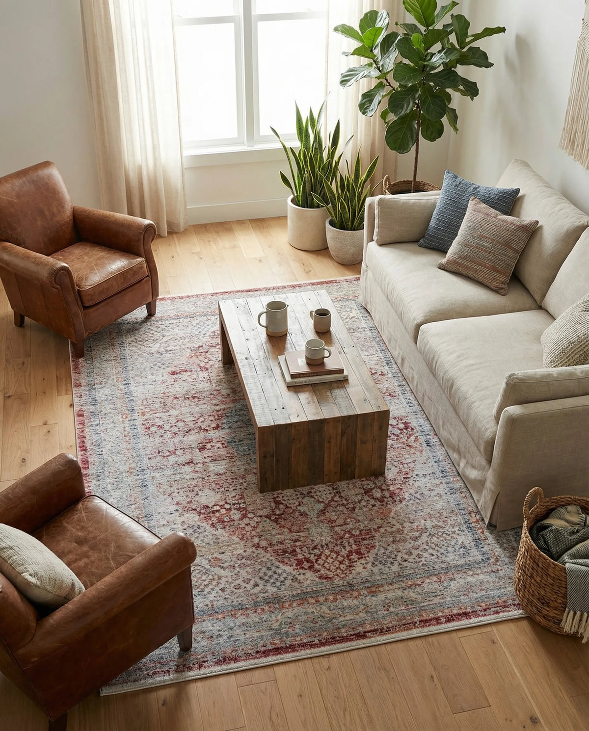 Vintage-Look Turkish Style Rug 240x300 cm