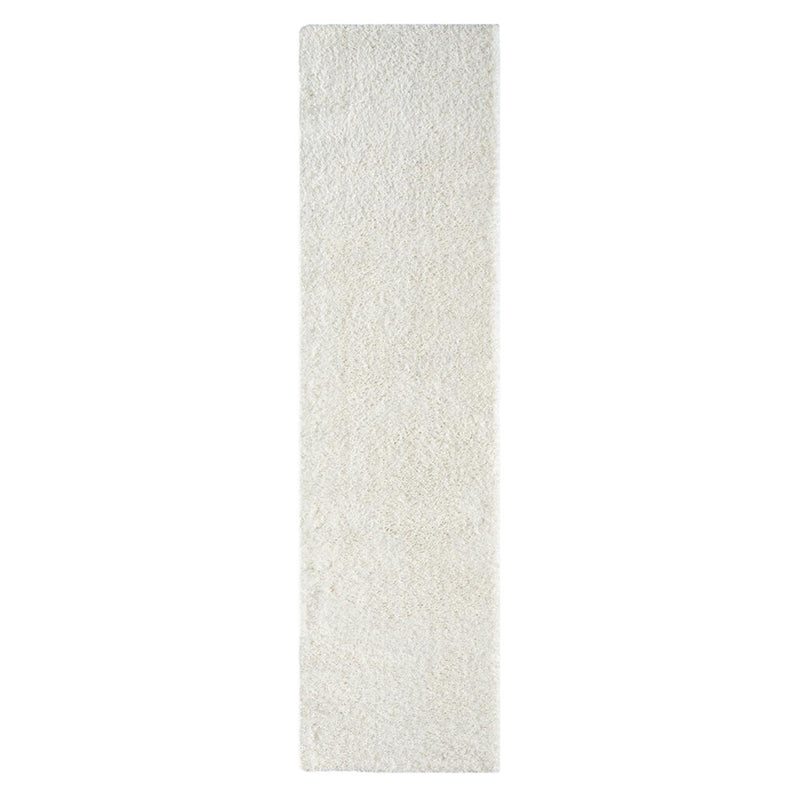 Fluffy and comfortable Ivory /Sand Plain Shag Rug