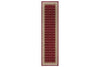 Power loomed Royal Red King Hall Rug-525