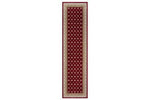 Power loomed Royal Red King Hall Rug-525