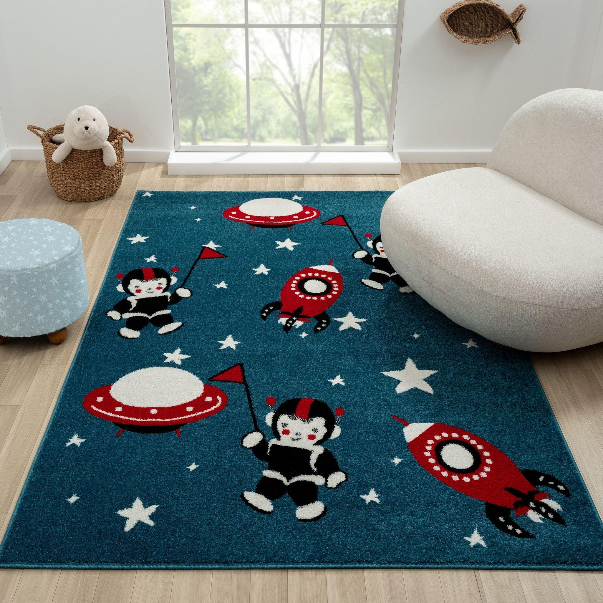 Kids Rug 587 Blue – Aladdin Rugs NZ