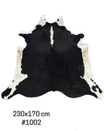 Exquisite Natural Cow Hide Black and White
