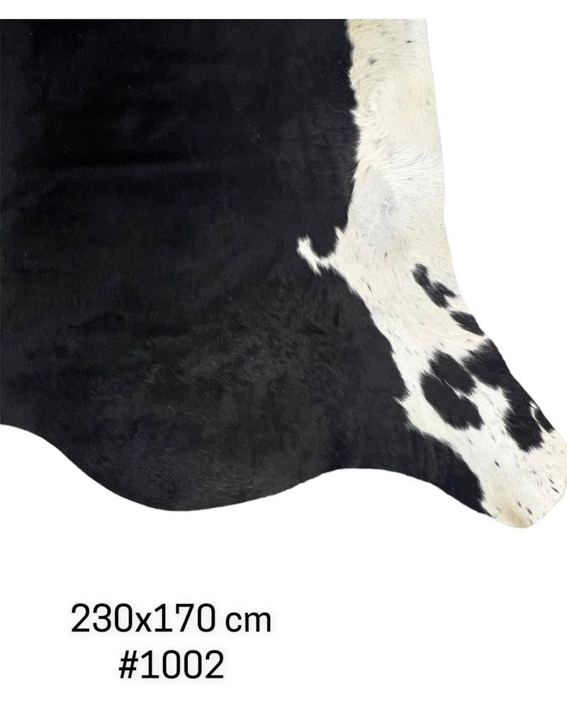 Exquisite Natural Cow Hide Black and White
