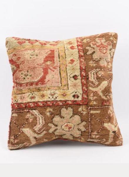 Hand Knotted Turkish Cushion Cover