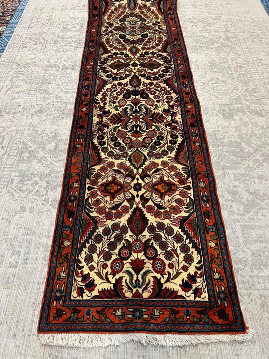 HAND KNOTTED PERSIAN  RUG   415X70 CM ( Runner )
